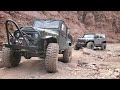 Landcruiser FJ40s offroading in the Canyons