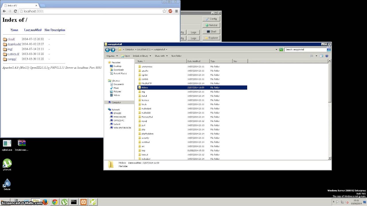 Configure Xampp Apache Web Server Remote Qerytrans
