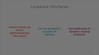 cisco enterprise networks basic networking ip fundamentals 07 Lab Creating Loopback Interfaces C