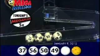 2015 01 09 Mega Millions Numbers and draw results
