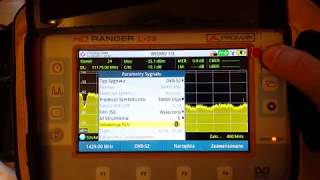 Promax Ranger HD Lite how to Measuring and decoding RAI multistream on Eutelsat 5W ACM modulation