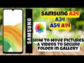 How to Move Pictures & Videos To Secure Folder In Gallery Samsung A24 / A34 / A54 / A14