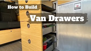 Easy Drawers for RV/Camper Vans