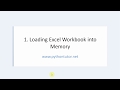 Openpyxl Python - How to use Load Workbook function with examples