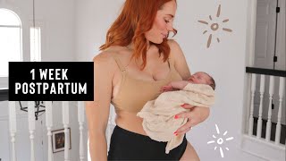 My Body 1 Week Postpartum + My “Workout Plan”