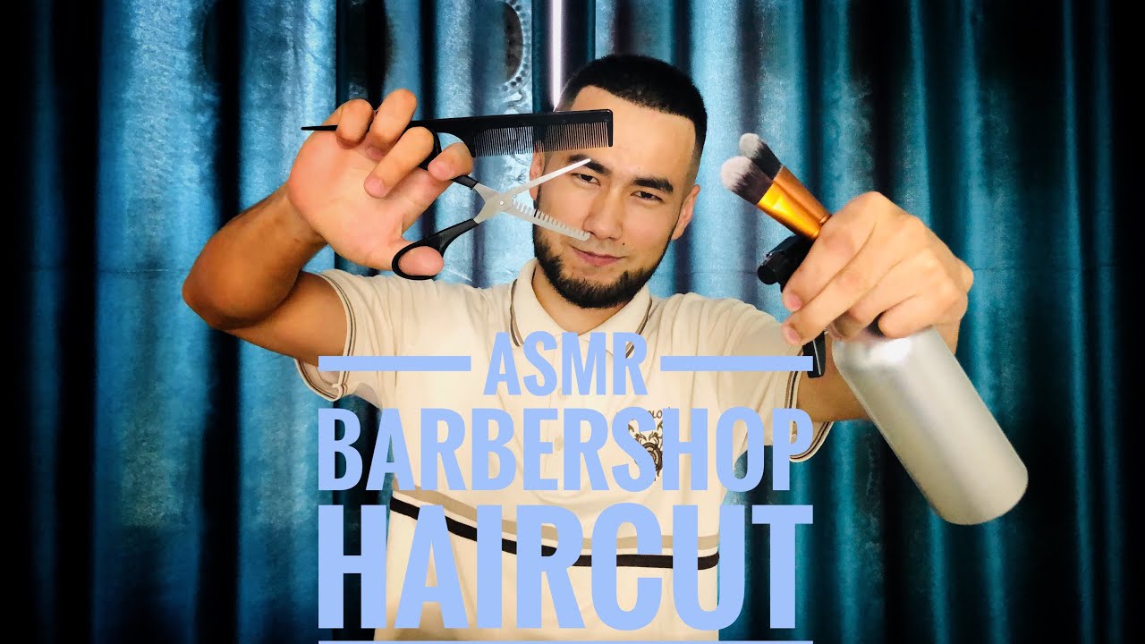 ASMR Most REALISTIC Barbershop Haircut 💈 ️(no Talking) - YouTube