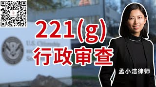 办签证时被行政审查221g怎么办？