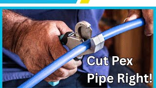 How to Cut PEX Pipe the Right Way (SharkBite Cutter Tutorial)