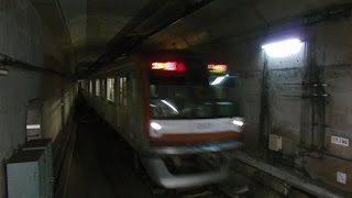 東京メトロ副都心線10000系 明治神宮前駅到着 Tokyo Metro Fukutoshin Line 10000 series EMU