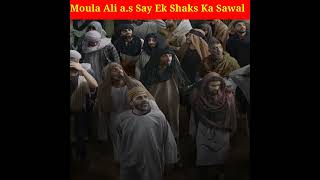 Ek shaks ka moula ali a.s sy sawal#hayat islamic t.v#allah#shorts