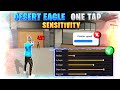 Desert eagle headshot sensitivity 🔥 || Free fire headshot setting in tamil || One tap setting