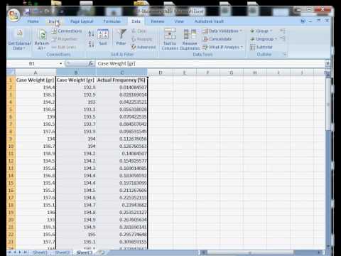 How to Construct a Cumulative Distribution Plot in Excel 2007 How to Construct a Cumulative Distribution Plot in Excel 2007