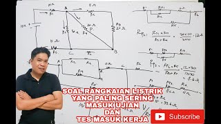 Soal Rangkaian Listrik Tes Masuk Kerja