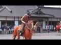 流鏑馬～阿蘇神社田の実祭　＜出場馬紹介＞