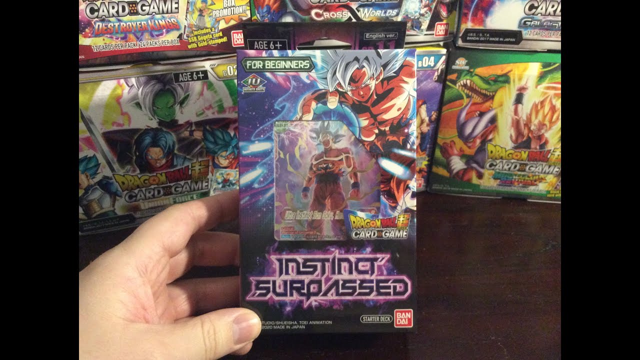 Dragon Ball Super Instinct Surpassed Starter Deck Opening! - YouTube