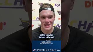 Minnesota State Hockey’s Luke Ashton Really Enjoyed His Columbus Experience 😀 | Pipeline Podcast