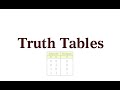 Truth Tables