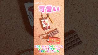 【ロッテ×バンダイナムコ】ミニチュアキーホルダーが可愛いから動画にしちゃう！！ #shorts