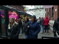 【4k】christmas market distillery district toronto christmas winter village toronto