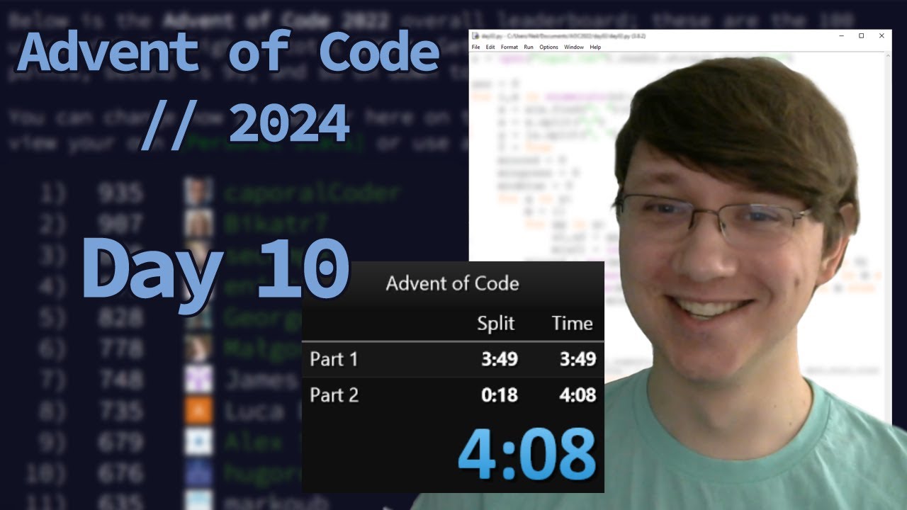 Advent Of Code 2024 Day 10 Youtube