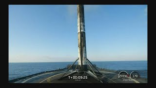 SpaceX Falcon 9 rocket launches from Kennedy Space Center