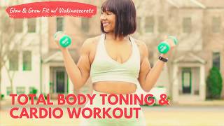 Full Body Toning & Cardio At Home Workout