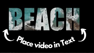 How to Create VIDEO INSIDE TEXT in Filmora 11| How to Easily Place Video in Text in Filmora 11