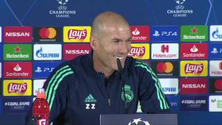 Rueda de prensa de Zinédine Zidane antes de enfrentarse al Brujas en Champions
