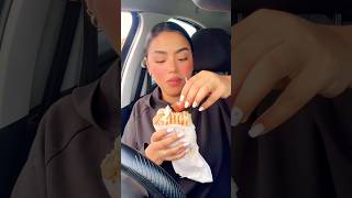 فقرة القص مع صفاء 💁‍♀️SHAWARMA ASMR 🎧