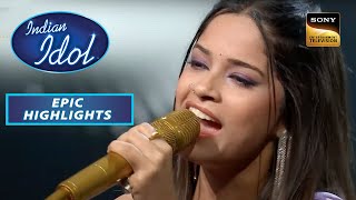 Senjuti की "Jane Kyon Log Mohabbat" Song पर Melodious Voice| Indian Idol Season 13 | Epic Highlights
