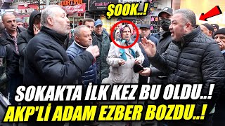 Sokak Röportajlarında Bir İlk !!! AKP'li Adam Ezberleri Bozdu !!!