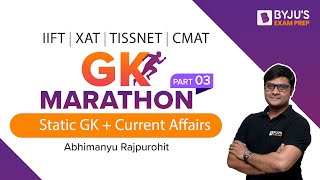 GK Menti Quiz | Static GK and Current Affairs | XAT, IIFT & Other MBA Exams | Part 3 | BYJU'S