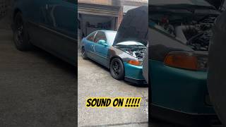 TURBO HONDA CIVIC SOUNDS LIKE A HELICOPTER! 😳🤯