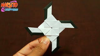DIY - How To Make a Naruto Shuriken From Paper | Origami Ninja Star | Paper Shuriken