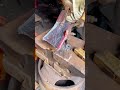 Kitchen knife manual forging process