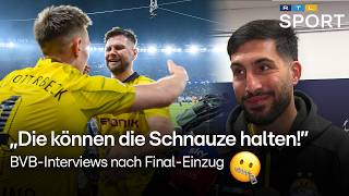 BVB-Helden reagieren auf den Wembley-Einzug 🎤 Die Interviews nach dem Dortmund-Sieg gegen PSG ⚽