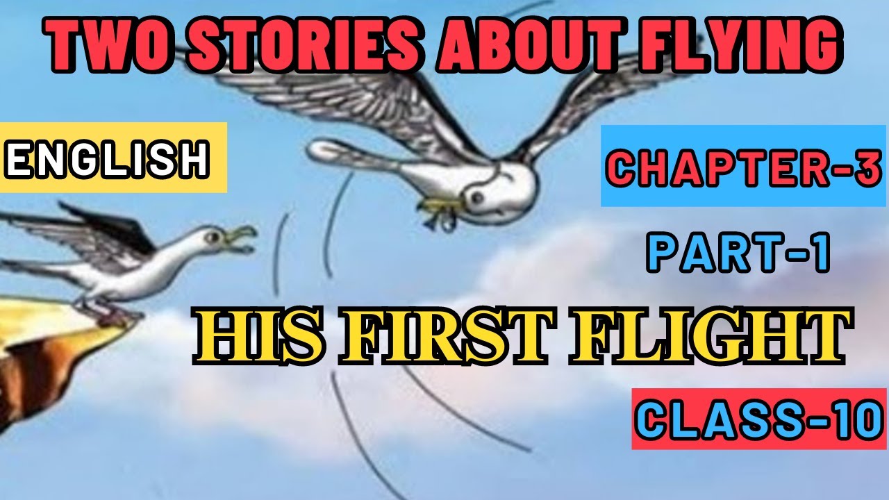 Two Stories About Flying Class10 English\His First Flight Class10/By ...