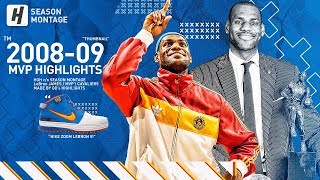 LeBron James BEST MVP Highlights & Moments from 2008-09 NBA Season! UNREAL Plays, Total Domination!