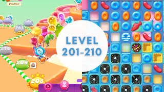 #21 Candy Crush Jelly Saga ［ LV.201-210 ］キャンディクラッシュゼリーを初めてみたよ！ 攻略方法