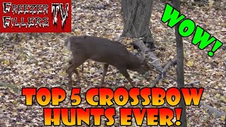 Best Crossbow Deer Hunts Ever! Our Top 5 Hunting Moments | Freezer Fillers TV