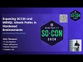 Exposing SCCM and MSSQL Attack Paths in Hardened Environments with OpenGraph | SO-CON 26