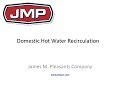 Domestic Hot Water Recirculation