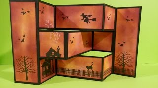 Halloween Tri Fold Shutter Card