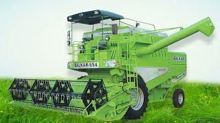 Balkar 654 Combine Harvester new model 2020 full video