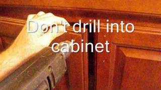 Making and Using a Template for Cabinet Hardware