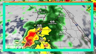 Strong storms roll through the Tampa Bay area