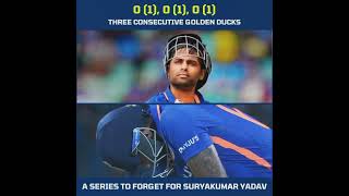 SURYAKUMAR YADAV 3 GOLDEN DUCKS VS AUSTRALIA / #Shorts /#cricket /#India /#cricketfans /