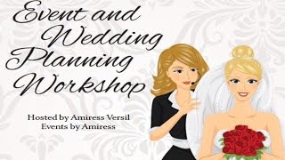 Event and Wedding Planner Workshop