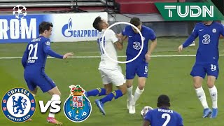 ¡'TECATITO' SE LUCE! Pero lo bajan a golpes | Chelsea 0-0 Porto | Champions League 2021-4tos Vuelta