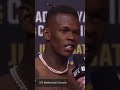 Israel Adesanya  Last Words For Cannonier